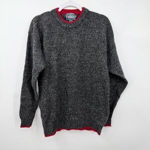 Vintage Woolrich Crewneck Pullover Grandpa Sweater Chucky Knit Size Medium